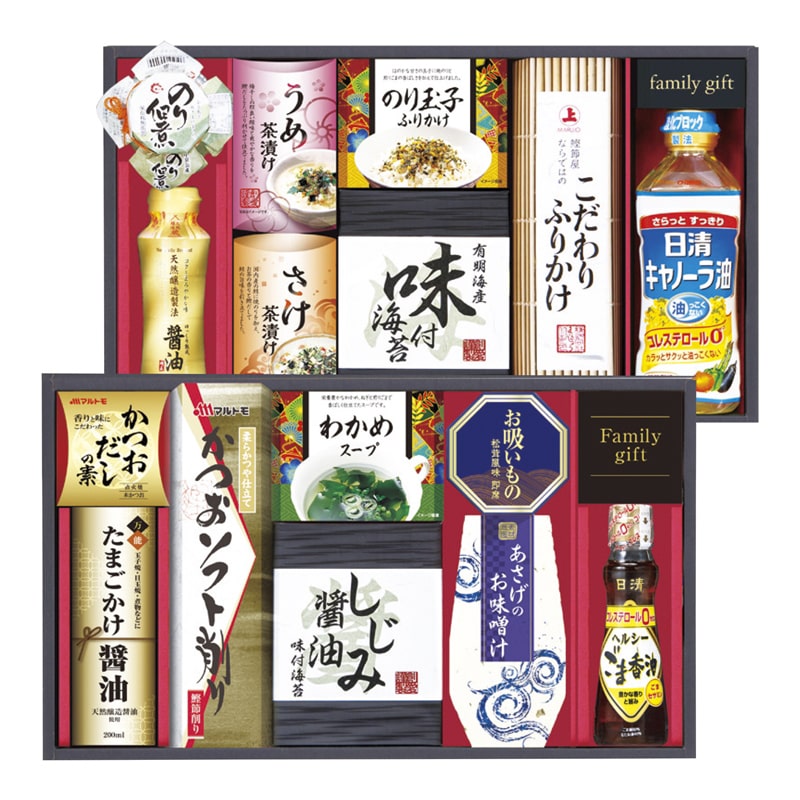 日清オイリオ 食卓詰合せ /プレゼント ギフト セット・詰め合わせ 海苔 乾物 食品 お歳暮 お年賀 クリスマス ギフト