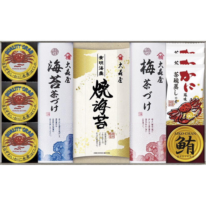 大森屋 磯浪漫 /プレゼント ギフト セット・詰め合わせ 海苔 乾物 食品 お歳暮 お年賀 クリスマス ギフト