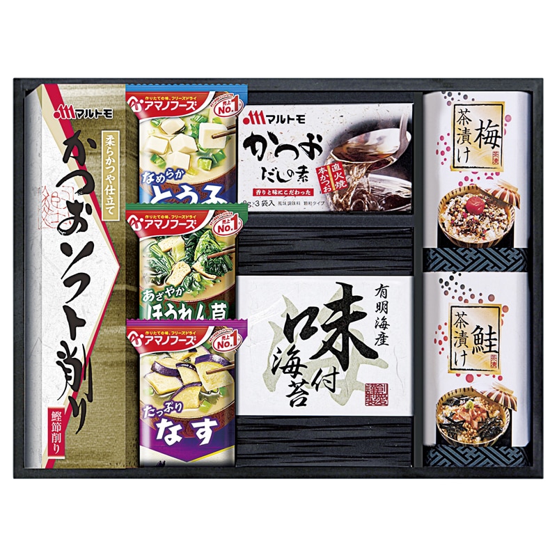 アマノフリーズドライみそ汁&食卓詰合せ ／プレゼント ギフト みそ汁 和風惣菜 惣菜・レトルト 食品 お歳暮 お年賀 クリスマス ギフト