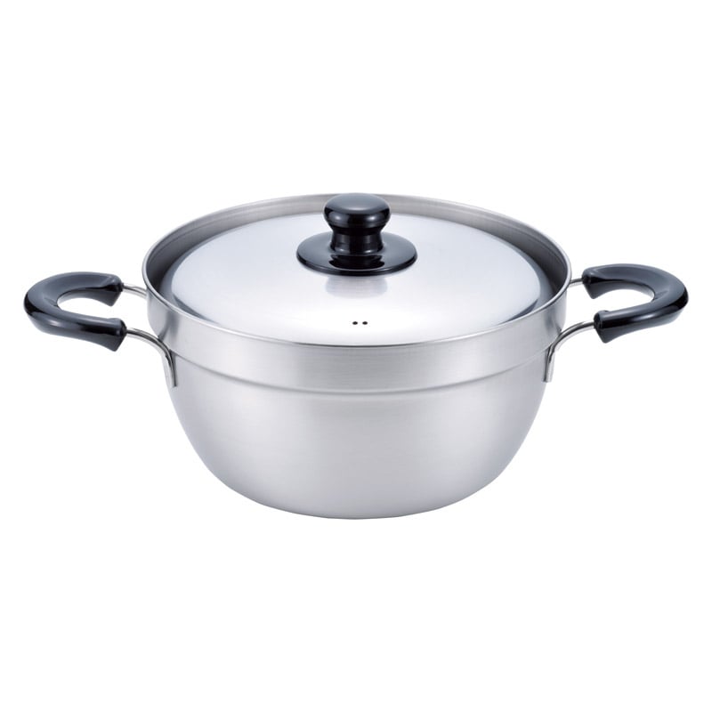 燕三 IH対応ふきこぼれにくい両手鍋23cm ／プレゼント ギフト 片手鍋 鍋 調理器具 キッチン用品 お歳暮 お年賀 クリスマス ギフト