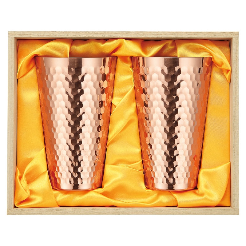 食楽工房 純銅タンブラー450ml 2P /プレゼント ギフト タンブラー 食器 キッチン用品 お歳暮 お年賀 クリスマス ギフト