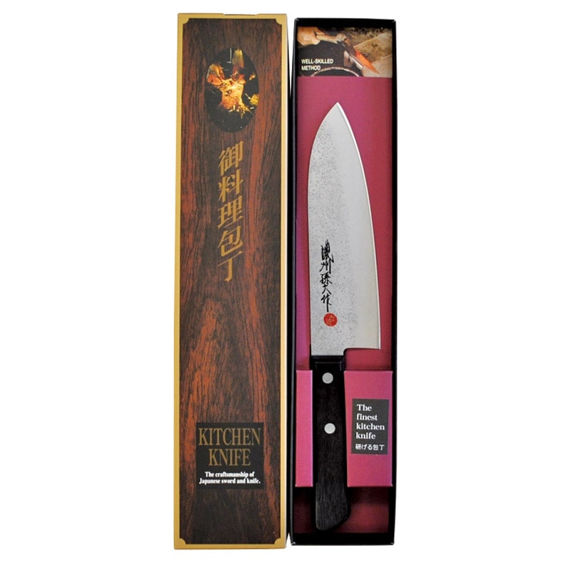 濃州孫六作 古流梨地三徳包丁 ／プレゼント ギフト 三徳包丁 包丁・ナイフ 調理器具 キッチン用品 お歳暮 お年賀 クリスマス ギフト