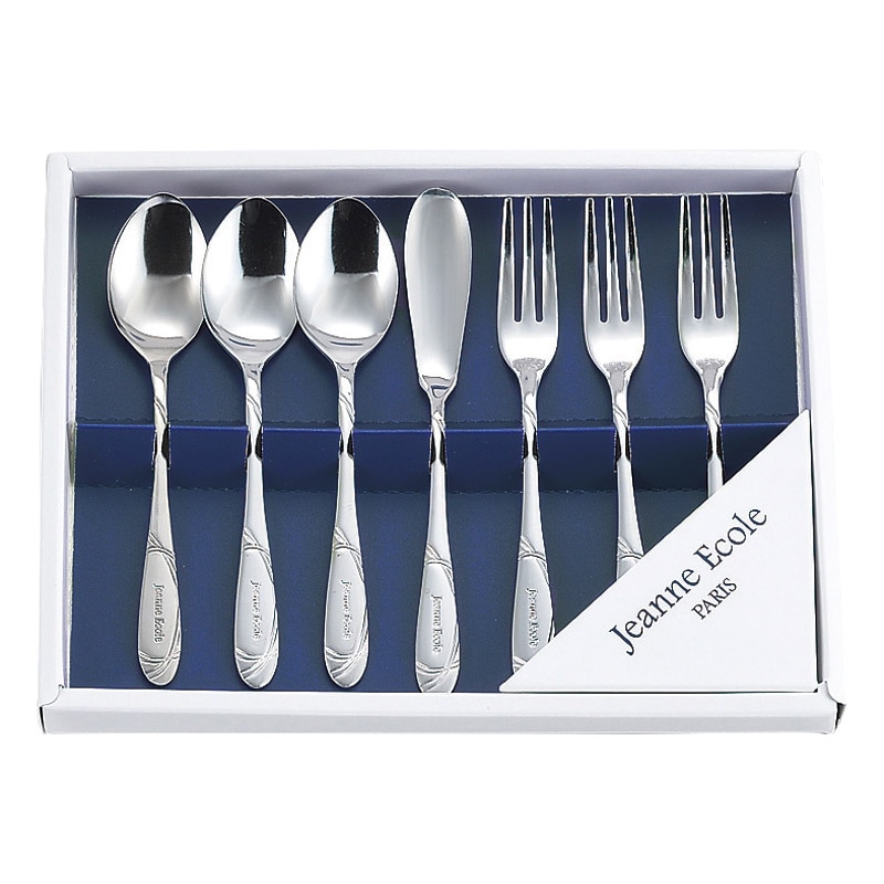 ジャンヌ･エコール モーニングセット7pc ／プレゼント ギフト カトラリーセット 箸・カトラリー キッチン用品 お歳暮 お年賀 クリスマス ギフト