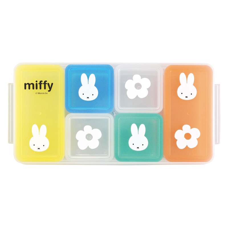 ミッフィー キューブストッカー6PC ／プレゼント ギフト 保存容器・キャニスター 保存容器・調味料入れ キッチン用品 お歳暮 お年賀 クリスマス ギフト