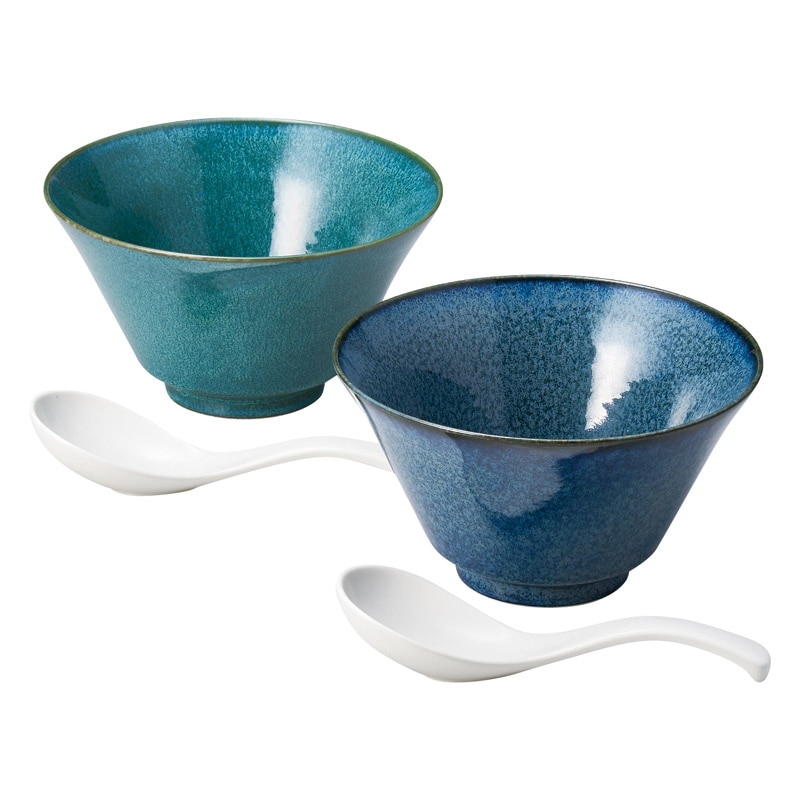 インスタン丼ペア 釉変わり ／プレゼント ギフト 丼 食器 キッチン用品 お歳暮 お年賀 クリスマス ギフト