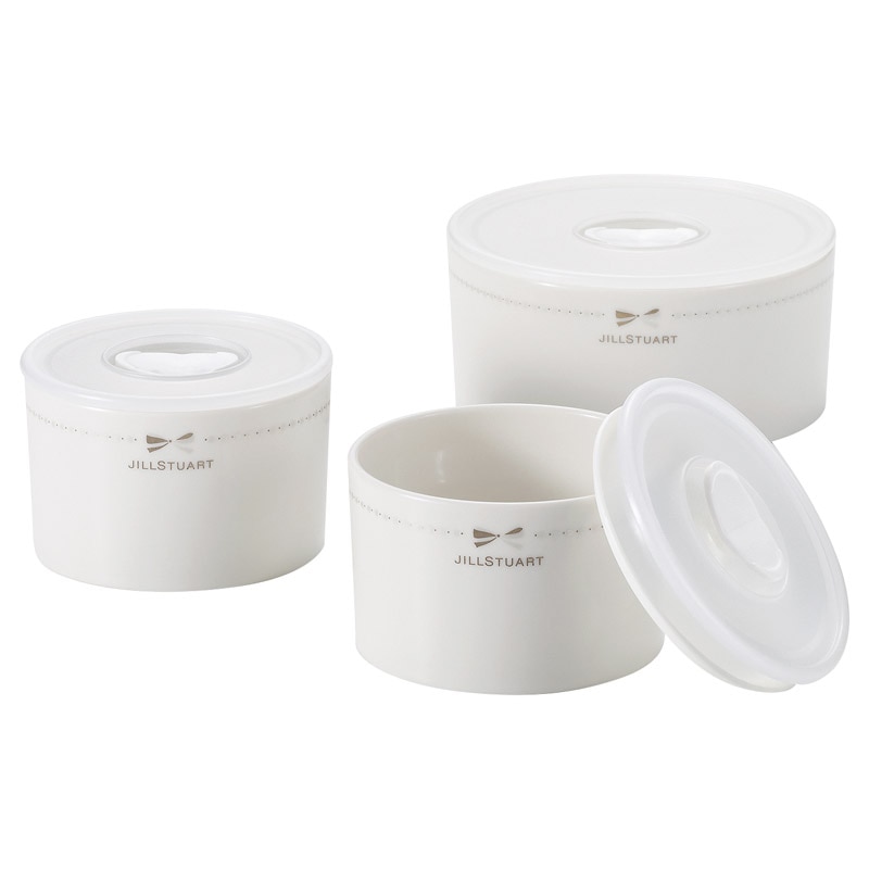 ジルスチュアート レンジパック3点セット ／プレゼント ギフト 保存容器・キャニスター 保存容器・調味料入れ キッチン用品 お歳暮 お年賀 クリスマス ギフト