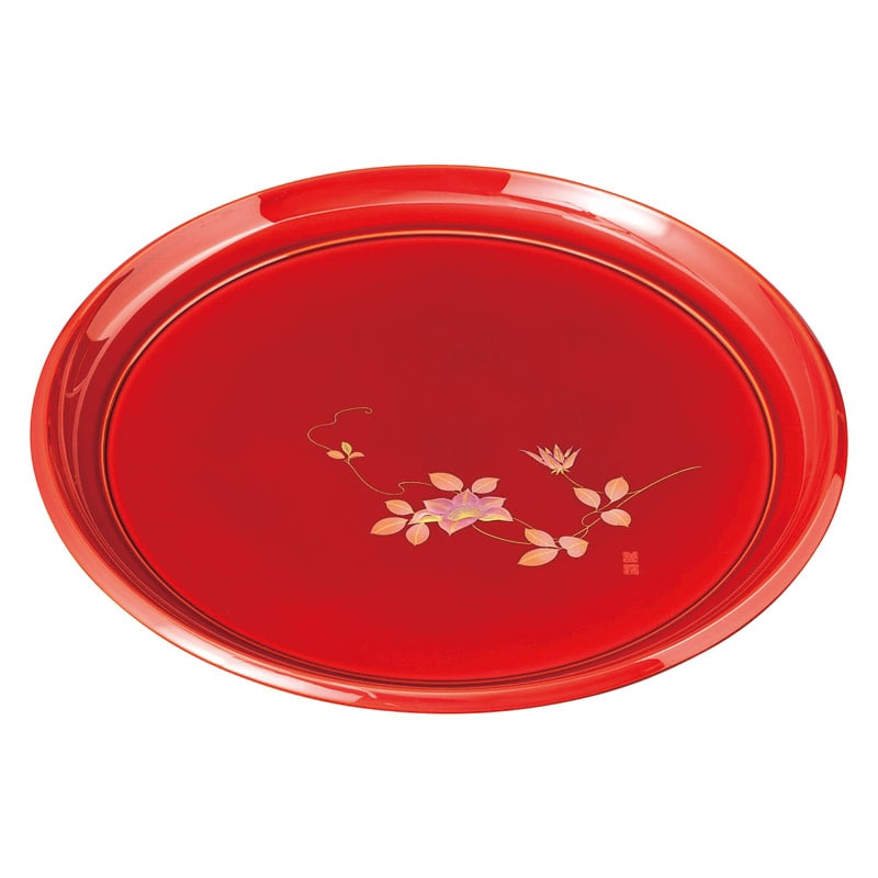 紀州塗 紀の里 春慶8.0丸盆 ／プレゼント ギフト お盆・トレー 配膳用品・キッチンファブリック キッチン用品 お歳暮 お年賀 クリスマス ギフト