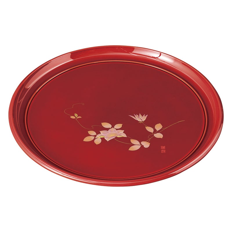 紀州塗 紀の里 春慶10.0丸盆 ／プレゼント ギフト お盆・トレー 配膳用品・キッチンファブリック キッチン用品 お歳暮 お年賀 クリスマス ギフト