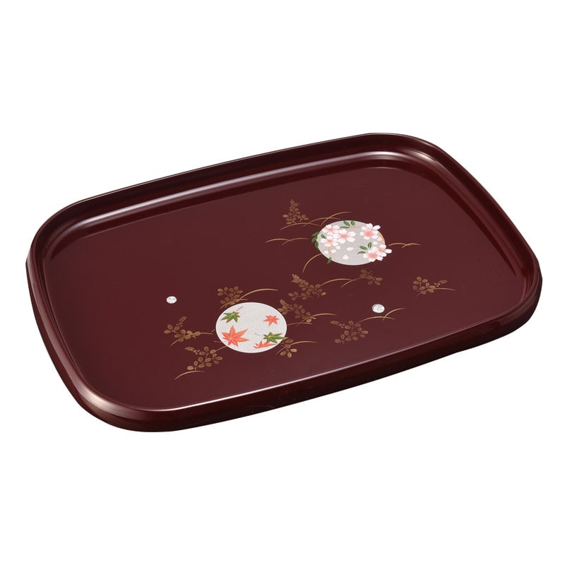 紀州塗 円華 13.0信貴長手盆 ／プレゼント ギフト お盆・トレー 配膳用品・キッチンファブリック キッチン用品 お歳暮 お年賀 クリスマス ギフト