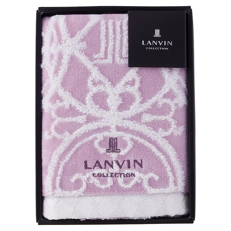 ランバン プルミエール フェイスタオル パープル /プレゼント ギフト タオル 日用品・ヘルスケア お歳暮 お年賀 クリスマス ギフト