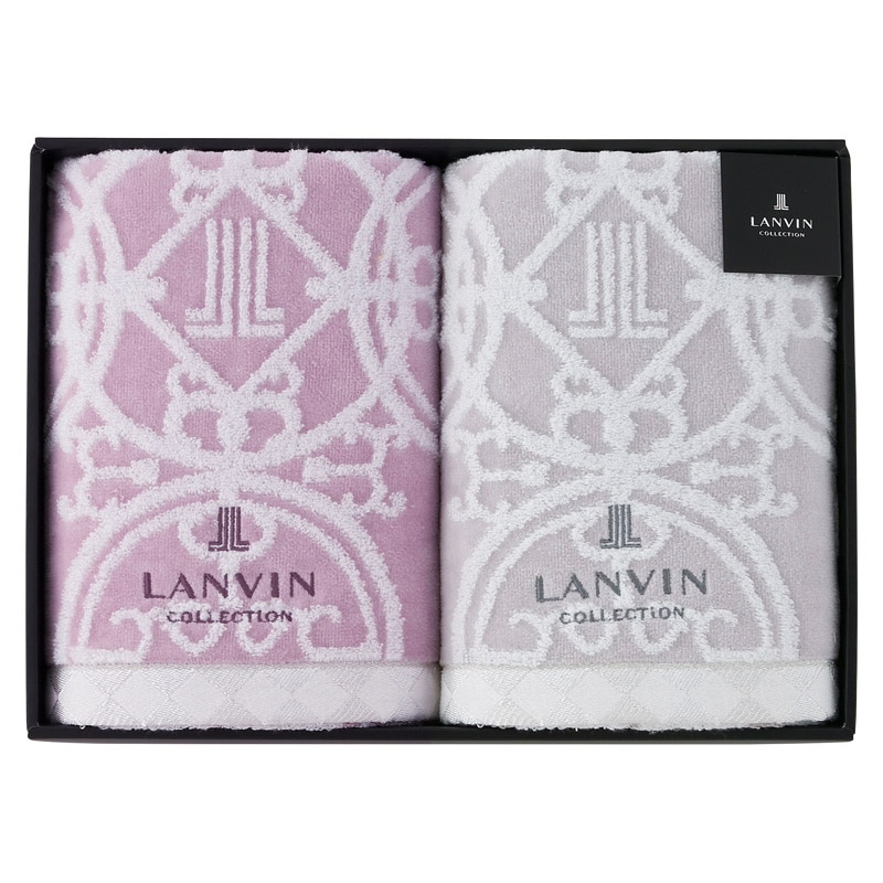 ランバン プルミエール バスタオル2P /プレゼント ギフト タオル 日用品・ヘルスケア お歳暮 お年賀 クリスマス ギフト