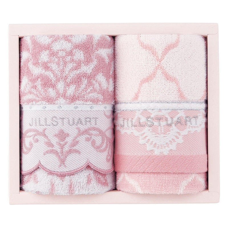 ジルスチュアート ブルームオーナメント フェイスタオル2P /プレゼント ギフト タオル 日用品・ヘルスケア お歳暮 お年賀 クリスマス ギフト