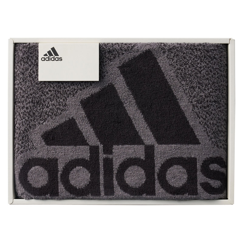 アディダス コレクト フェイスタオル グレー /プレゼント ギフト タオル 日用品・ヘルスケア お歳暮 お年賀 クリスマス ギフト