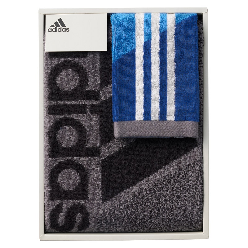 アディダス コレクト スポーツタオル1P・タオルチーフ1P /プレゼント ギフト タオル 日用品・ヘルスケア お歳暮 お年賀 クリスマス ギフト