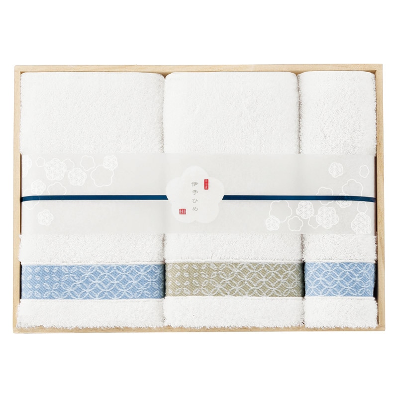 伊予ひめ 煌(きらめき) フェイス2P・ウォッシュタオル1P /プレゼント ギフト タオル 日用品・ヘルスケア お歳暮 お年賀 クリスマス ギフト