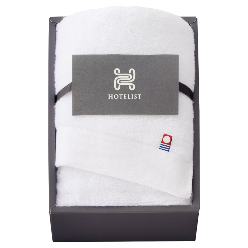 今治タオル HOTELIST フェイスタオル ホワイト ／プレゼント ギフト タオル 日用品・ヘルスケア お歳暮 お年賀 クリスマス ギフト
