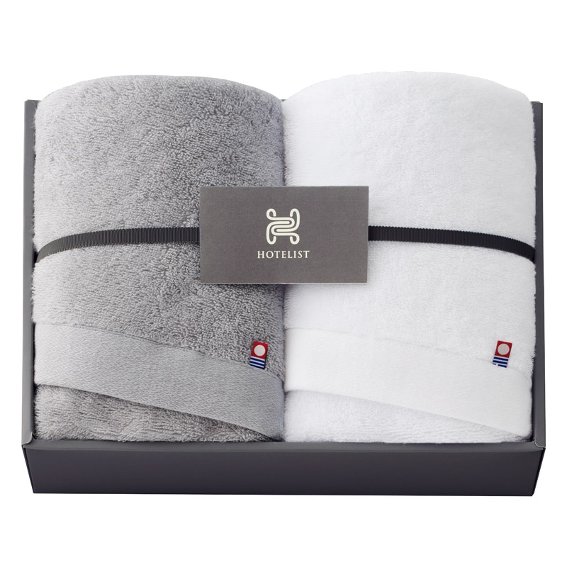 今治タオル HOTELIST フェイスタオル2P /プレゼント ギフト タオル 日用品・ヘルスケア お歳暮 お年賀 クリスマス ギフト