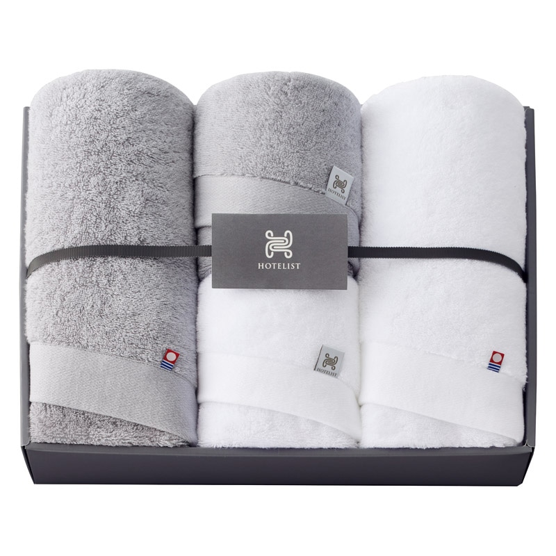 今治タオル HOTELIST バス2P・フェイスタオル2P /プレゼント ギフト タオル 日用品・ヘルスケア お歳暮 お年賀 クリスマス ギフト