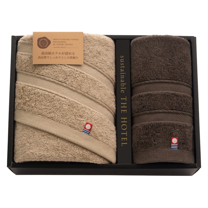 愛媛今治 ホテル仕様タオル フェイス1P・ゲストタオル1P /プレゼント ギフト タオル 日用品・ヘルスケア お歳暮 お年賀 クリスマス ギフト