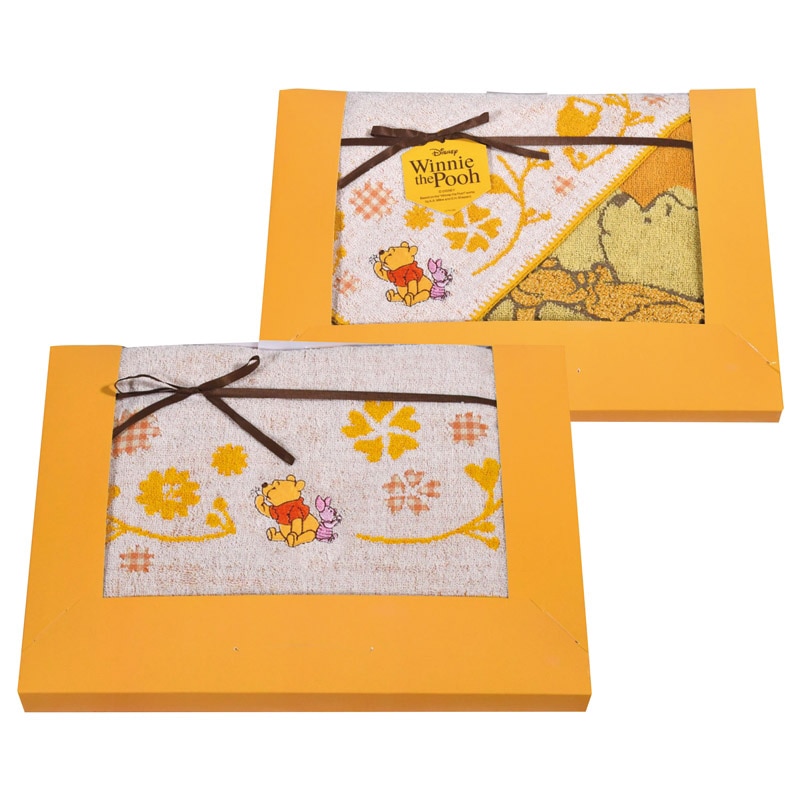 くまのプーさん ハニープランタン タオルセット /プレゼント ギフト タオル 日用品・ヘルスケア お歳暮 お年賀 クリスマス ギフト