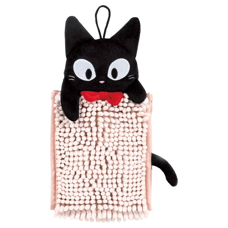 となりのトトロ・魔女の宅急便 もこもこお手ふき ジジ /プレゼント ギフト タオル 日用品・ヘルスケア お歳暮 お年賀 クリスマス ギフト