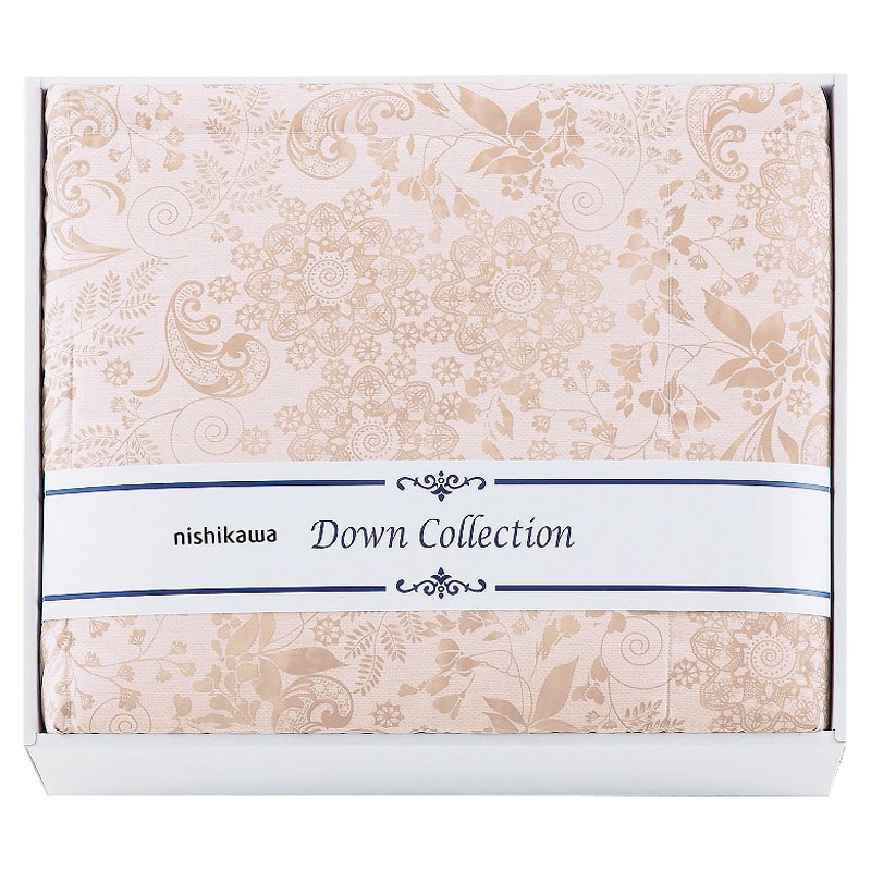 nishikawa 洗える羽毛肌掛けふとん ベージュ /プレゼント ギフト 掛け布団 寝具 住まい・家具 お歳暮 お年賀 クリスマス ギフト