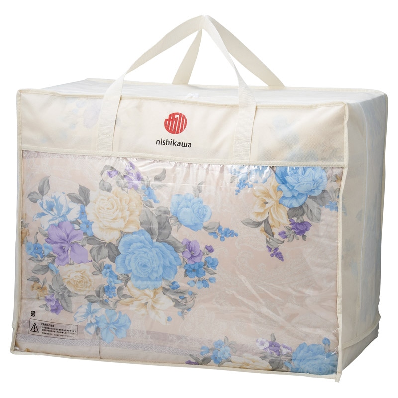 nishikawa 羽毛掛けふとん サックス ／プレゼント ギフト 掛け布団 寝具 住まい・家具 お歳暮 お年賀 クリスマス ギフト