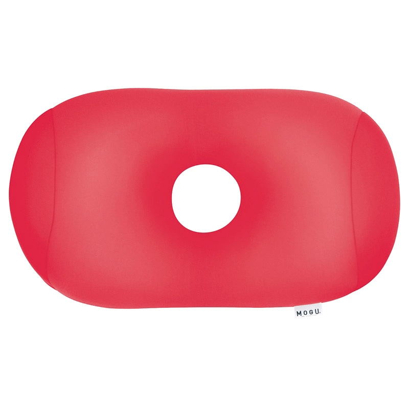 MOGU ホールピロー レッド /プレゼント ギフト 枕・抱き枕 寝具 住まい・家具 お歳暮 お年賀 クリスマス ギフト