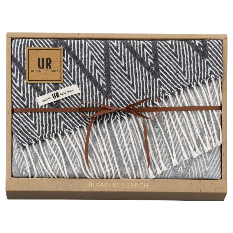 アーバンリサーチ 国産ひざ掛け ／プレゼント ギフト 毛布・ブランケット 寝具 住まい・家具 お歳暮 お年賀 クリスマス ギフト