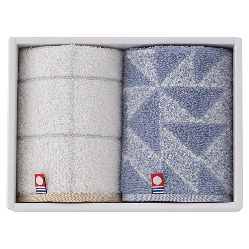 Pucci 今治タオルハンカチ2P ブルー ／プレゼント ギフト ハンカチ・ハンドタオル バッグ・小物・雑貨 ファッション お歳暮 お年賀 クリスマス ギフト