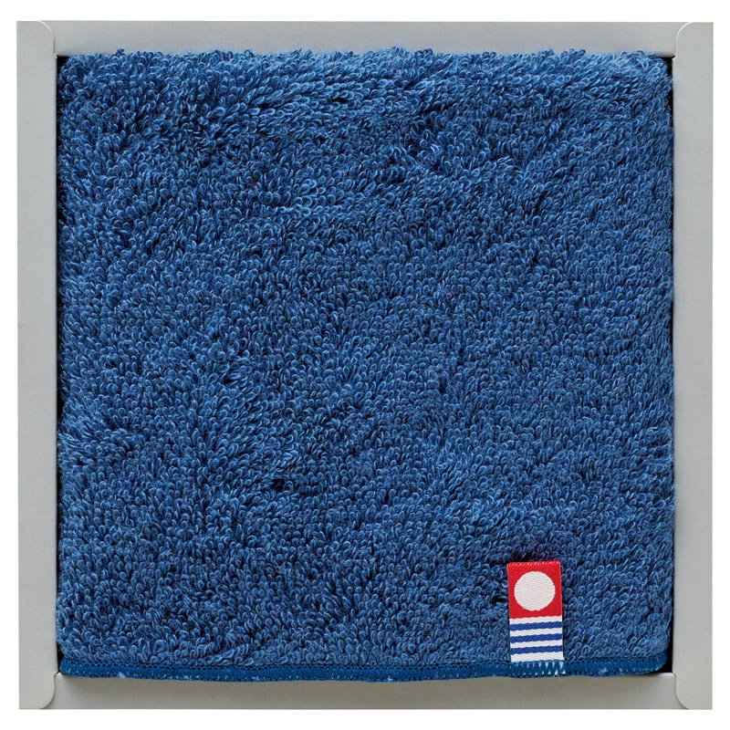 フェルガナコットン 今治カラータオルハンカチ ネイビー ／プレゼント ギフト ハンカチ・ハンドタオル バッグ・小物・雑貨 ファッション お歳暮 お年賀 クリスマス ギフト