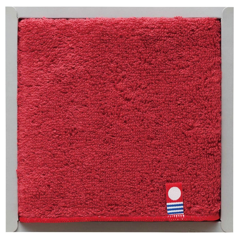 フェルガナコットン 今治カラータオルハンカチ レッド /プレゼント ギフト ハンカチ・ハンドタオル バッグ・小物・雑貨 ファッション お歳暮 お年賀 クリスマス ギフト