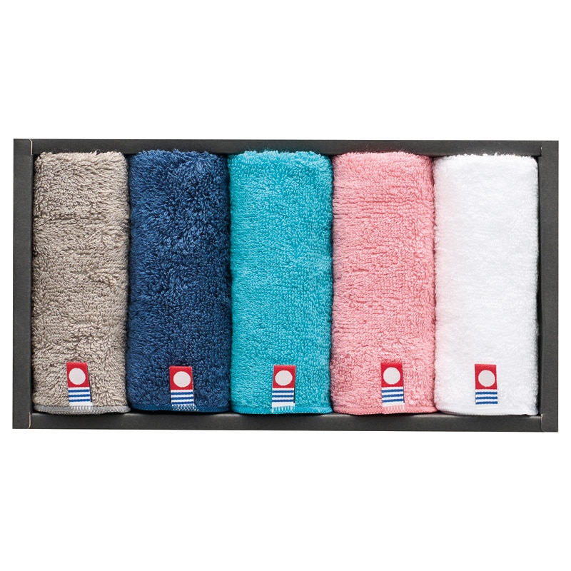 フェルガナコットン 今治カラータオルハンカチ5P A /プレゼント ギフト ハンカチ・ハンドタオル バッグ・小物・雑貨 ファッション お歳暮 お年賀 クリスマス ギフト