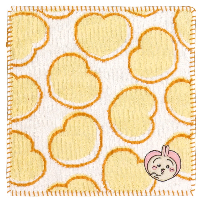 ちいかわ ハート タオルハンカチ イエロー うさぎ /プレゼント ギフト ハンカチ・ハンドタオル バッグ・小物・雑貨 ファッション お歳暮 お年賀 クリスマス ギフト