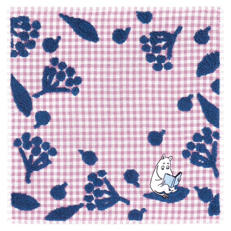 ムーミン ちょっと一息 タオルハンカチ ブルー ムーミン /プレゼント ギフト ハンカチ・ハンドタオル バッグ・小物・雑貨 ファッション お歳暮 お年賀 クリスマス ギフト