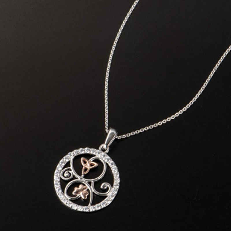 トリニティノット&シャムロック コレクション ペンダント ／プレゼント ギフト ネックレス・ペンダント レディースジュエリー・アクセサリー ジュエリー・アクセサリー ファッション お歳暮 お年賀 クリスマス ギフト