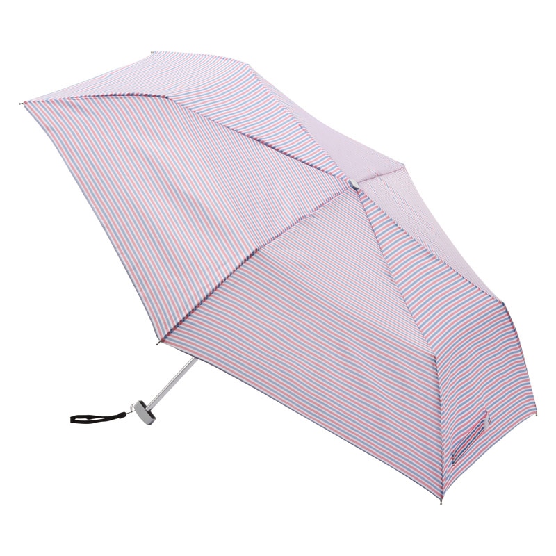 フラット軽量ボーダー柄ミニ傘 ／プレゼント ギフト 傘 バッグ・小物・雑貨 ファッション お歳暮 お年賀 クリスマス ギフト