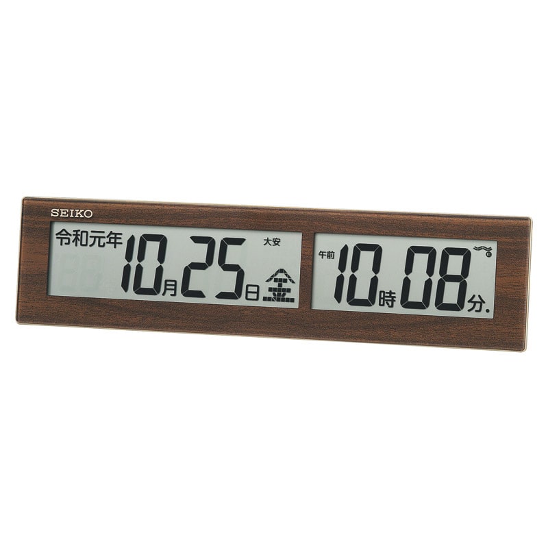 セイコー 和暦表示付き電波時計 /プレゼント ギフト 置き時計 置き時計・掛け時計 インテリア 住まい・家具 お歳暮 お年賀 クリスマス ギフト