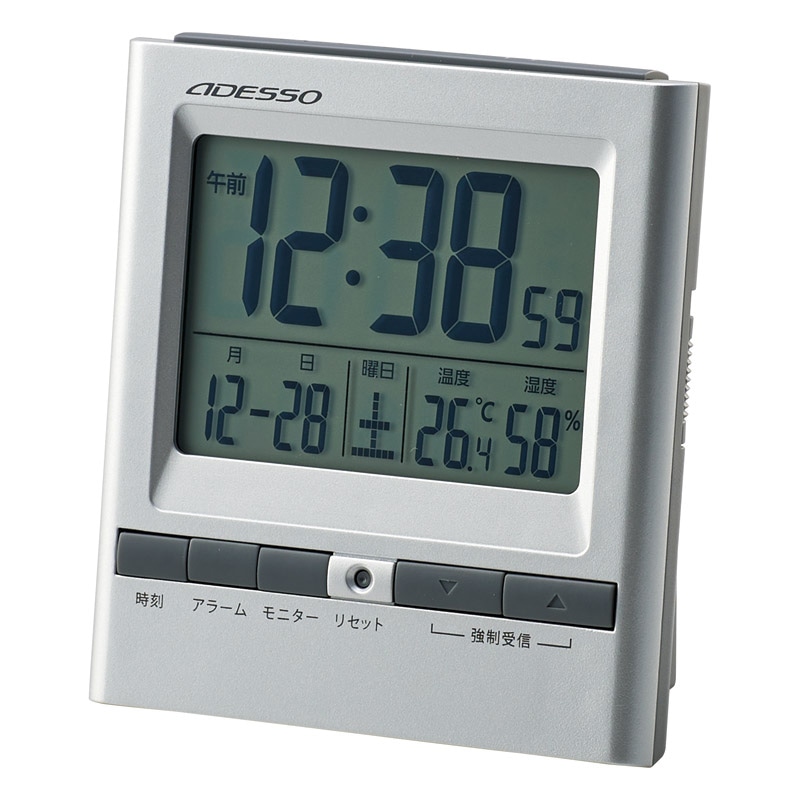 ダブルアラーム電波時計 /プレゼント ギフト 置き時計 置き時計・掛け時計 インテリア 住まい・家具 お歳暮 お年賀 クリスマス ギフト