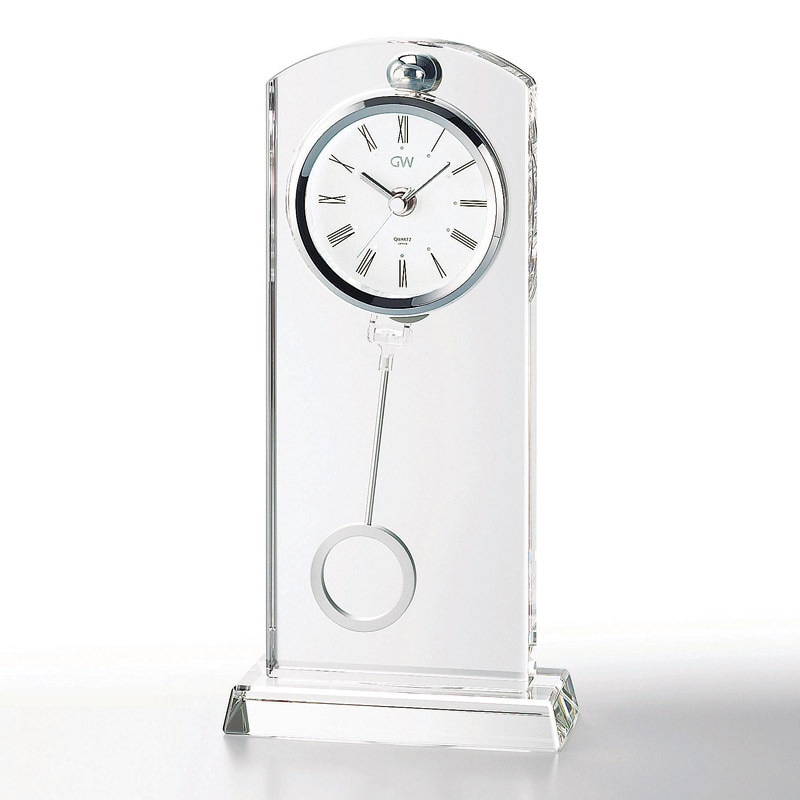 グラスワークスナルミ ペンドラムクロック /プレゼント ギフト 置き時計 置き時計・掛け時計 インテリア 住まい・家具 お歳暮 お年賀 クリスマス ギフト