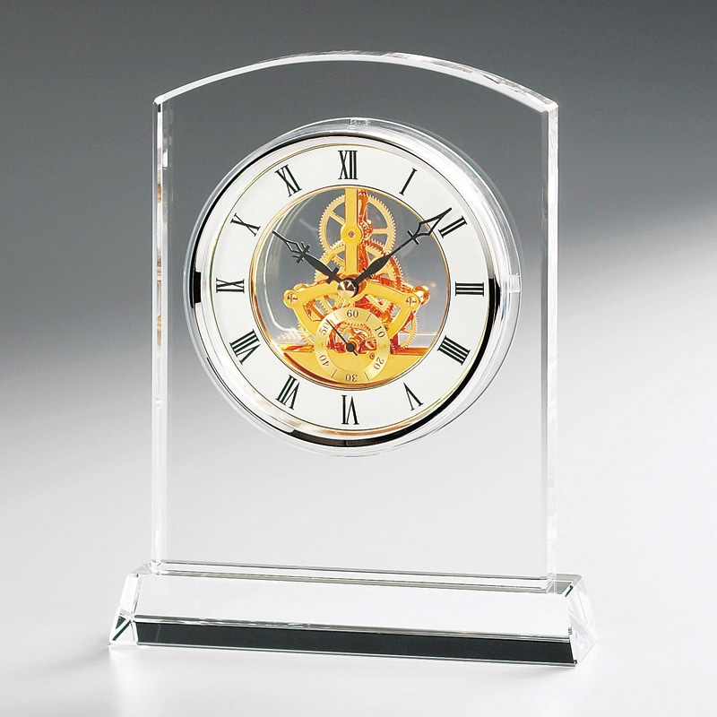 グラスワークスナルミ マルカート スケルトンクロック /プレゼント ギフト 置き時計 置き時計・掛け時計 インテリア 住まい・家具 お歳暮 お年賀 クリスマス ギフト
