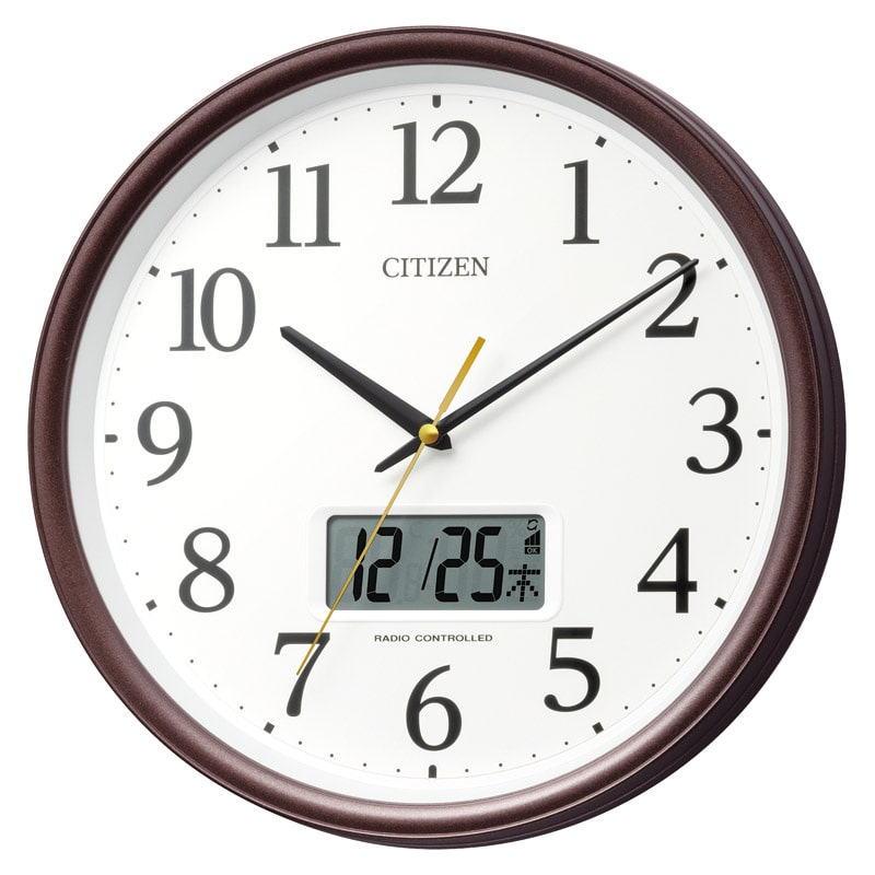 シチズン 温度湿度表示付電波時計 /プレゼント ギフト 掛け時計 置き時計・掛け時計 インテリア 住まい・家具 お歳暮 お年賀 クリスマス ギフト