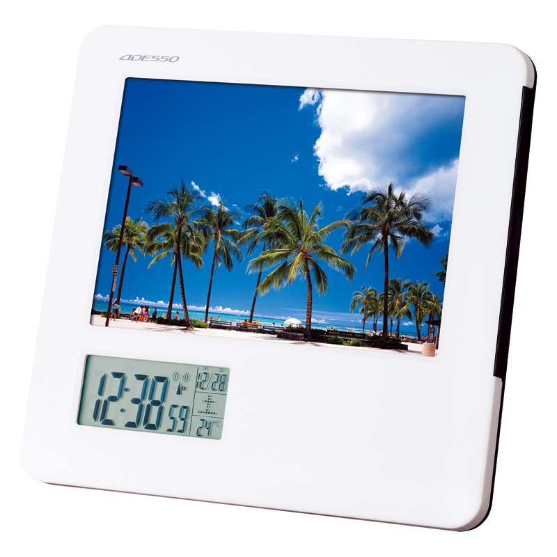 フォトフレーム電波時計 /プレゼント ギフト フォトフレーム 小物・置物 インテリア 住まい・家具 お歳暮 お年賀 クリスマス ギフト