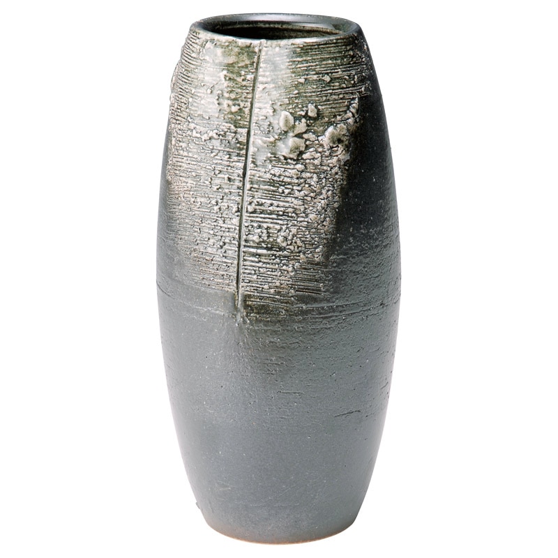 信楽焼 くしめ 9号花瓶 /プレゼント ギフト 花瓶 小物・置物 インテリア 住まい・家具 お歳暮 お年賀 クリスマス ギフト