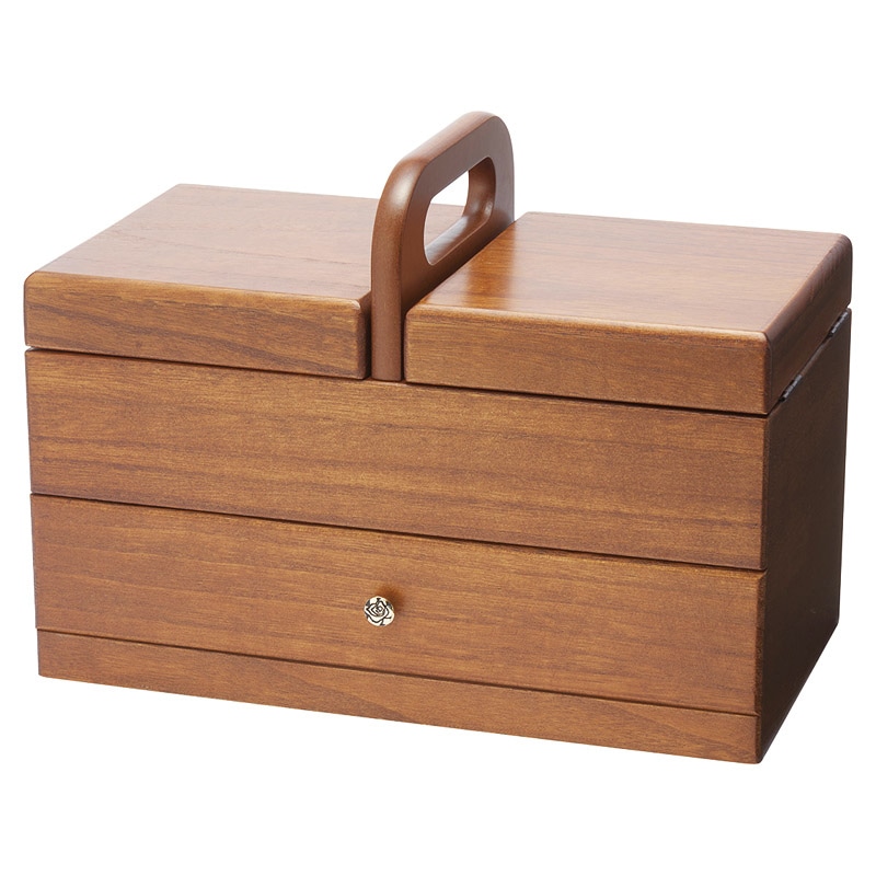 ソーイングボックス /プレゼント ギフト 収納家具・収納グッズ 住まい・家具 お歳暮 お年賀 クリスマス ギフト