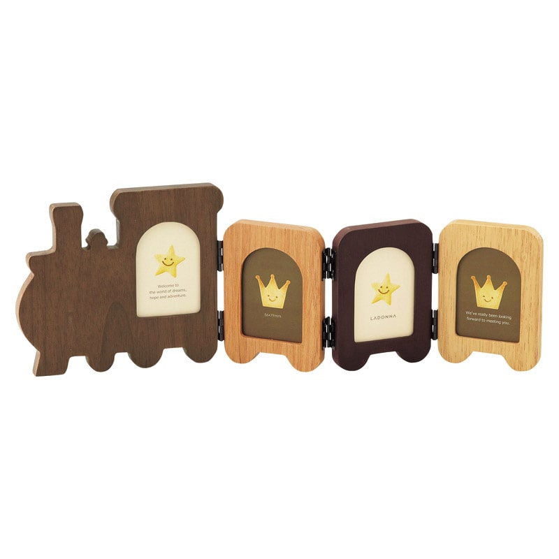 ベビーフレーム トレイン /プレゼント ギフト フォトフレーム 小物・置物 インテリア 住まい・家具 お歳暮 お年賀 クリスマス ギフト