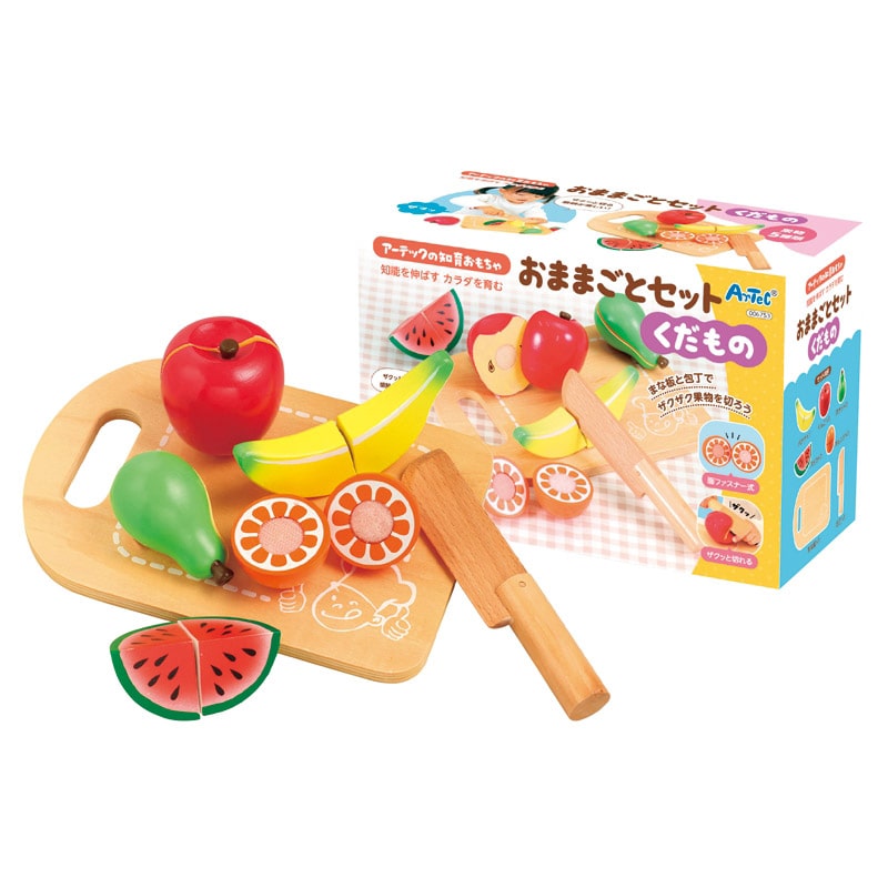 木製おままごとセット くだもの /プレゼント ギフト ままごと・ごっこ遊びトイ おもちゃ キッズ・ベビー・マタニティ お歳暮 お年賀 クリスマス ギフト