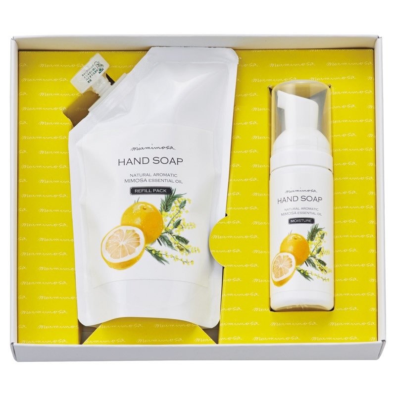 ミアミモザ ハンドソープ&詰替え /プレゼント ギフト ハンドソープ ボディケア コスメ・ヘアケア お歳暮 お年賀 クリスマス ギフト