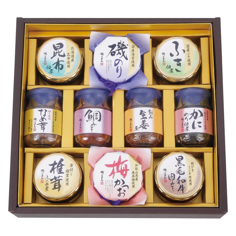 磯じまん ご飯のお供瓶詰セット /プレゼント ギフト 佃煮 和風惣菜 惣菜・レトルト 食品 お歳暮 お年賀 クリスマス ギフト