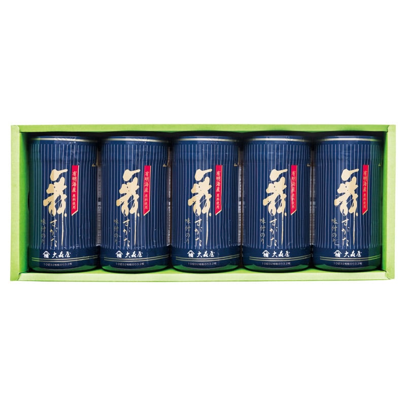 大森屋 有明海産卓上味のりギフト /プレゼント ギフト 味付け海苔 海苔 乾物 食品 お歳暮 お年賀 クリスマス ギフト